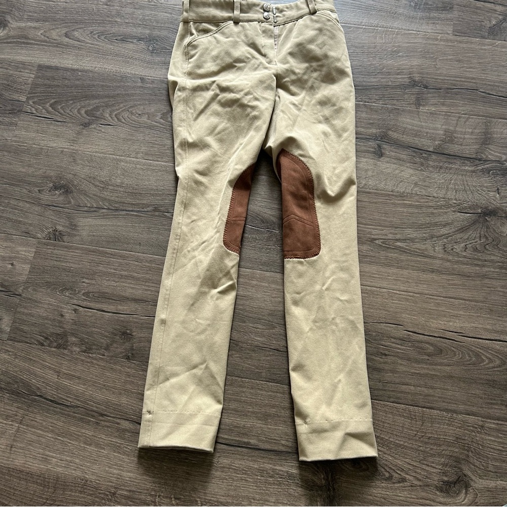 Kids Tan Riding Pants